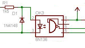 Input circuit for a multifunction decoder.