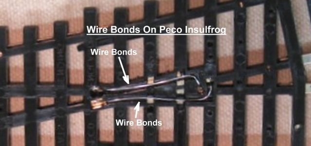 Wiring on the underside of a PECO Insulfrog